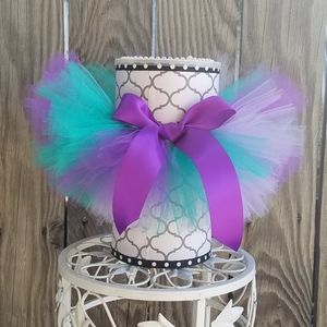 PURPLE AND AQUA TUTU